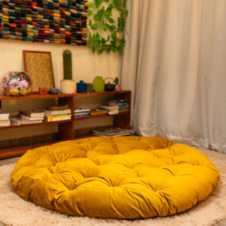 Spooned Day Bed- Coil - Mustard